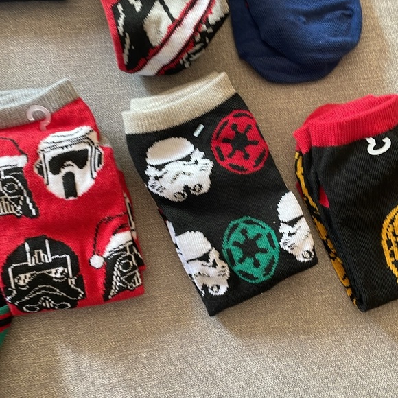 Christmas Star Wars Sock Lot - Picture 3 of 4